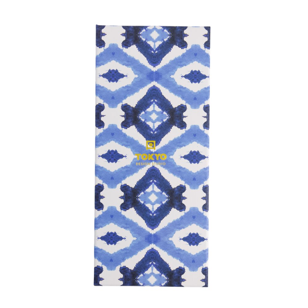 Spisepinde gavesæt, Blue Kasuri - 5 par